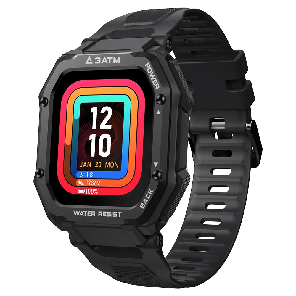 ROCK Rugged Smart Watch Outdoor Waterproof Fitness Tracker Men