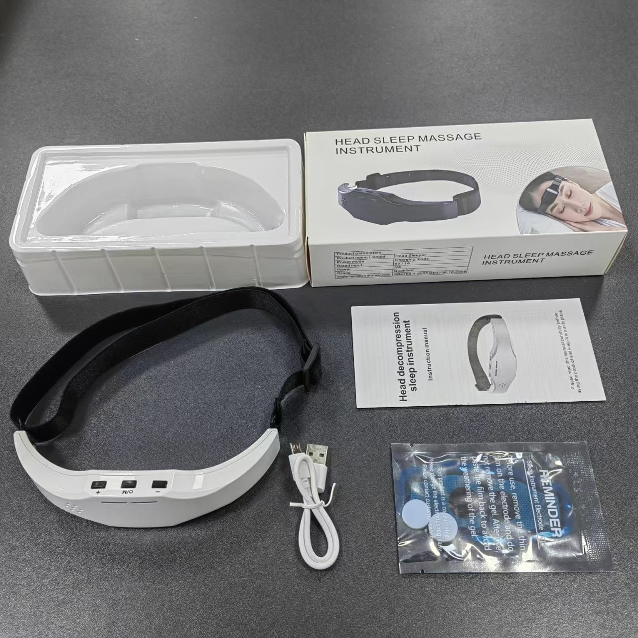 Sleep Aid Device Portable Electrotherapy Massager Insomnia Relief