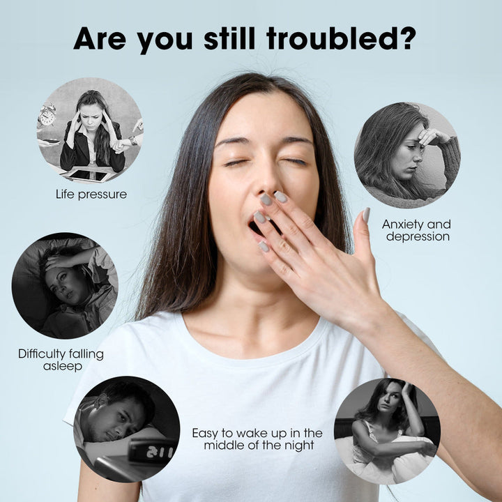 Microcurrent Pulse Sleep Aid Device Anxiety Relief Relaxation Tool