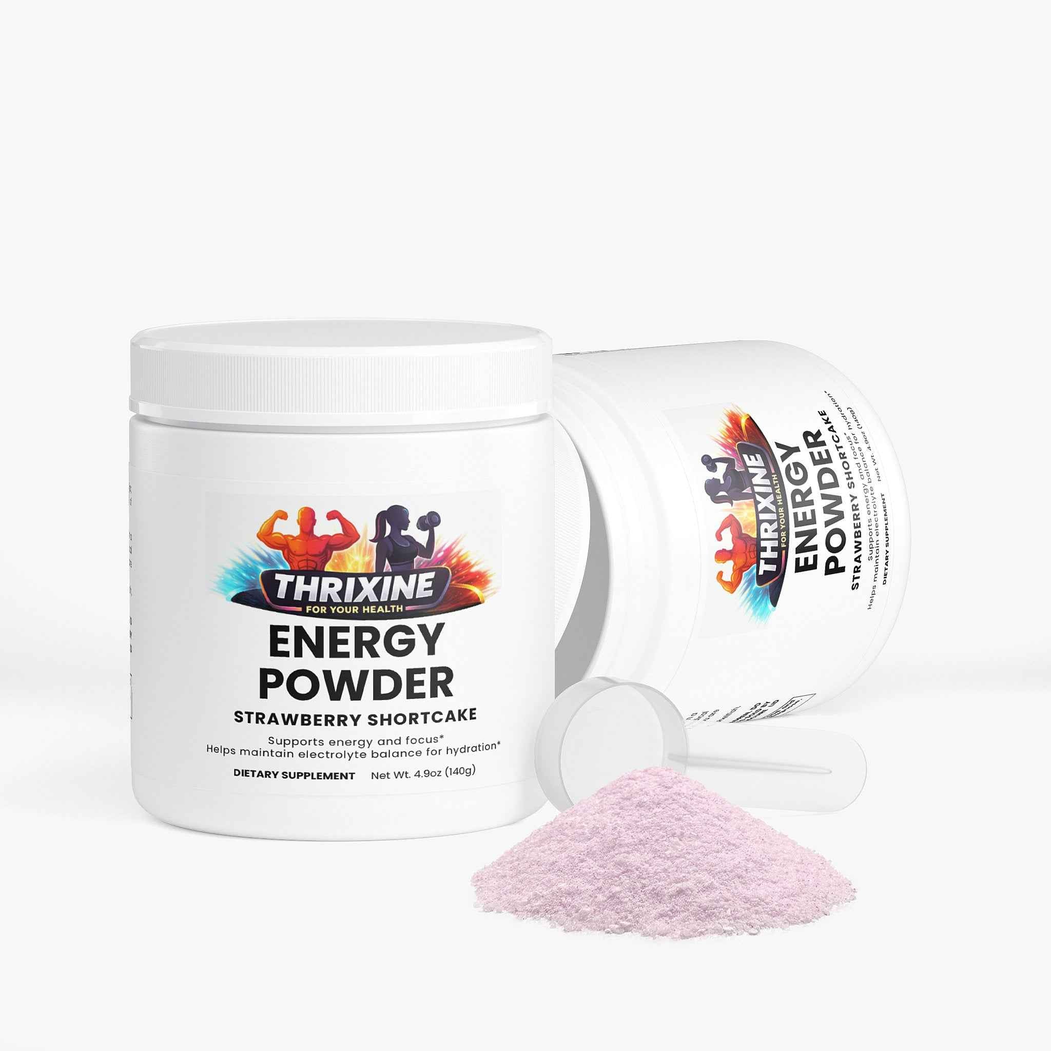 Energy Powder (Strawberry Shortcake)Made in the USA