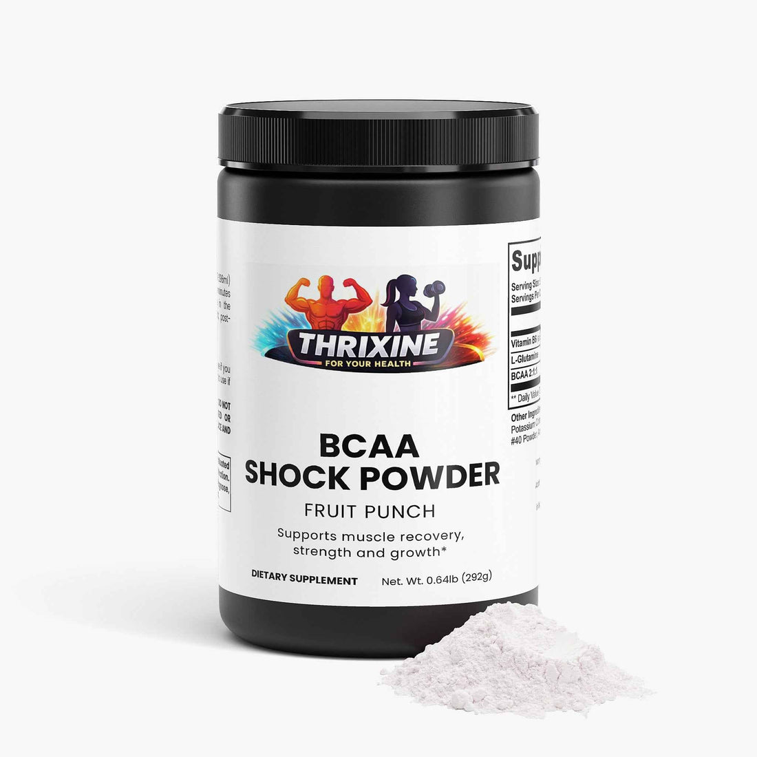 BCAA Shock Powder (Fruit Punch) Made in the USA