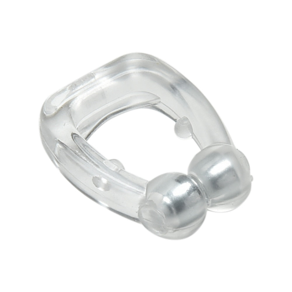Silicone Magnetic Anti Snore Nose Clip Sleep Aid Device