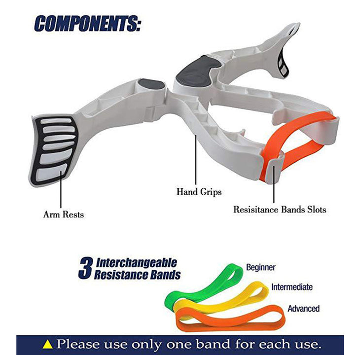 Arm Grip Strength Trainer Forearm Wrist Fitness Exercise Device