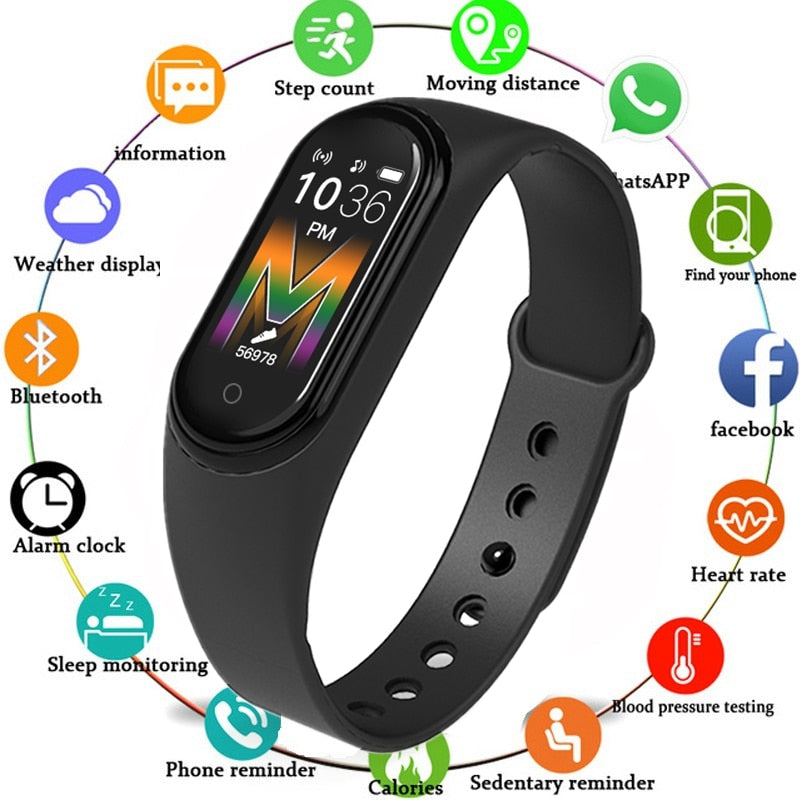 M5 Smart Band Fitness Tracker Watch Heart Rate Monitor