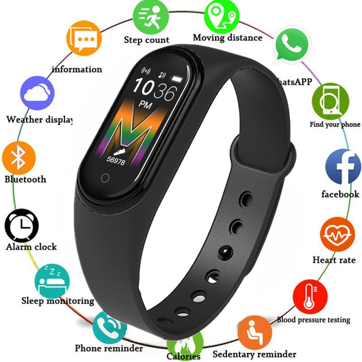 M5 Smart Band Fitness Tracker Watch Heart Rate Monitor