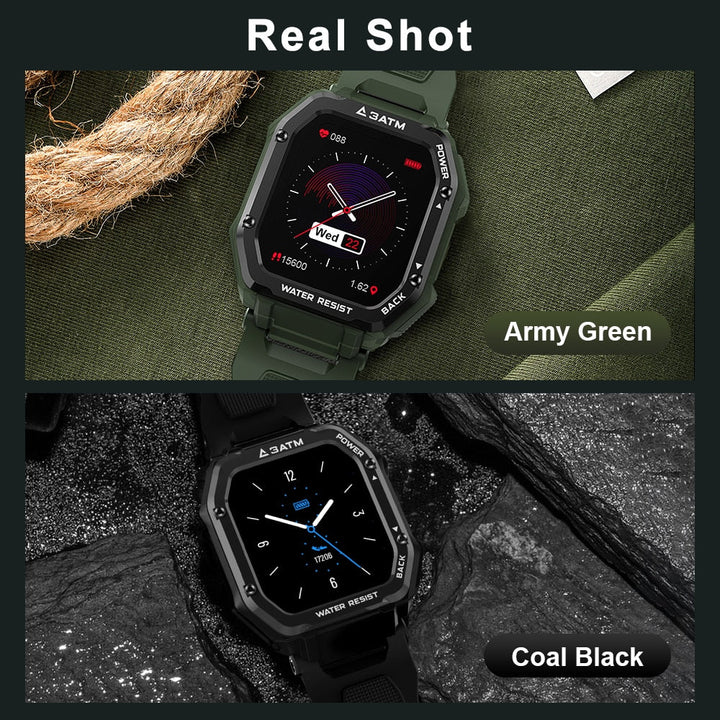 ROCK Rugged Smart Watch Outdoor Waterproof Fitness Tracker Men