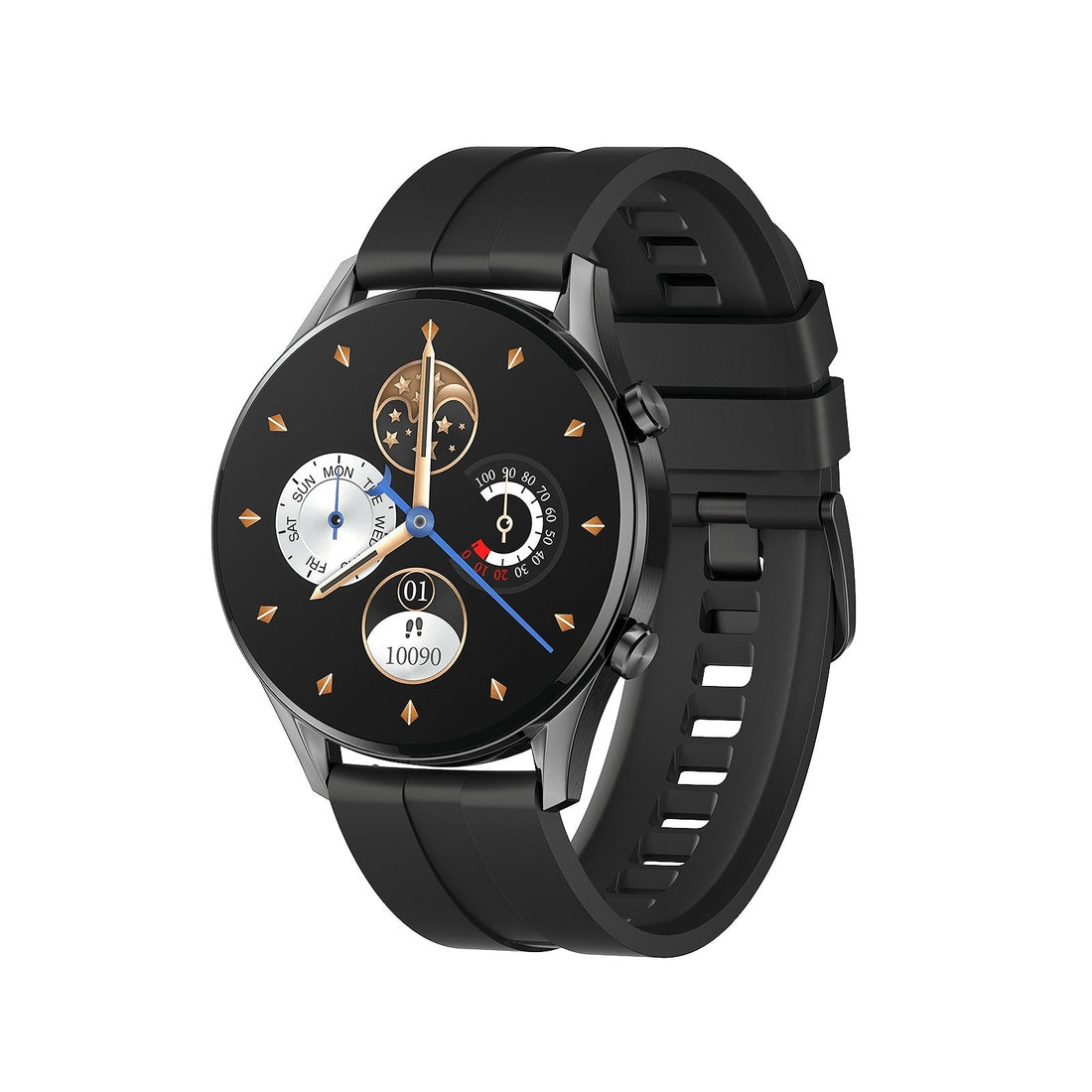 W12 Smart Watch Bluetooth Fitness Tracker Heart Rate Waterproof