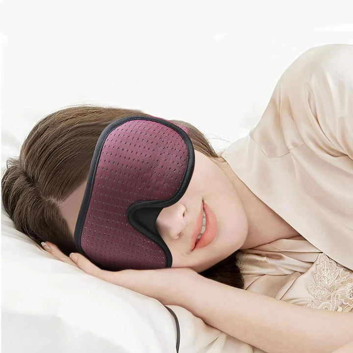 3D Sleeping Mask Light Blocking Soft Padded Eye Cover