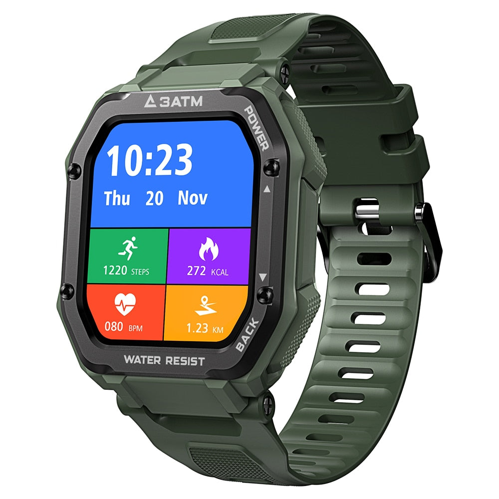 ROCK Rugged Smart Watch Outdoor Waterproof Fitness Tracker Men