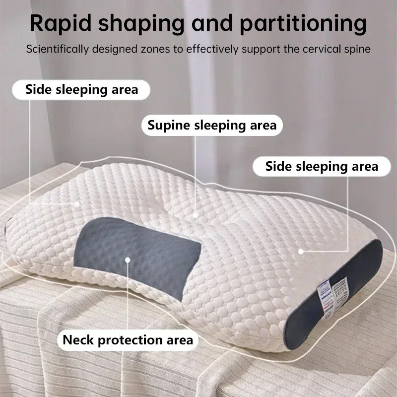 SPA Sleep Pillow Neck Support Orthopedic Massage Home Use