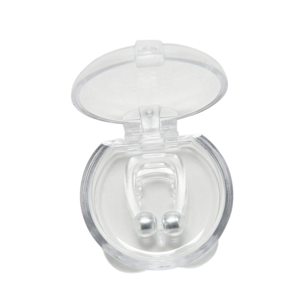 Silicone Magnetic Anti Snore Nose Clip Sleep Aid Device