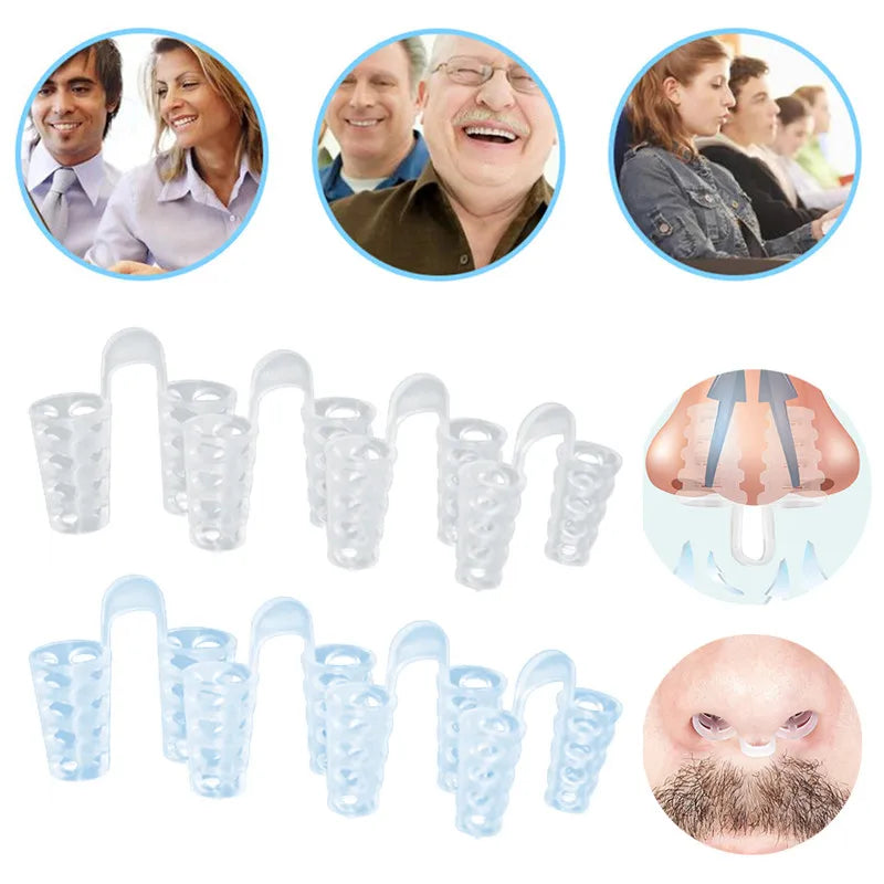Anti Snore Nose Clip Apnea Breathing Aid Sleep Device