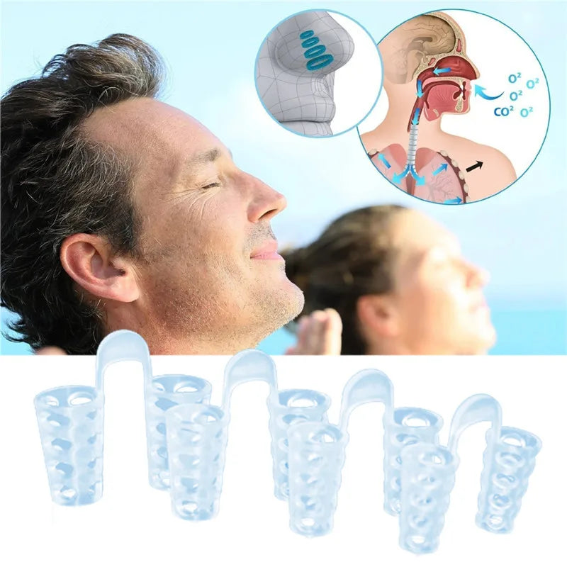 Anti Snore Nose Clip Apnea Breathing Aid Sleep Device
