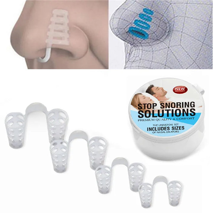Anti Snore Nose Clip Apnea Breathing Aid Sleep Device