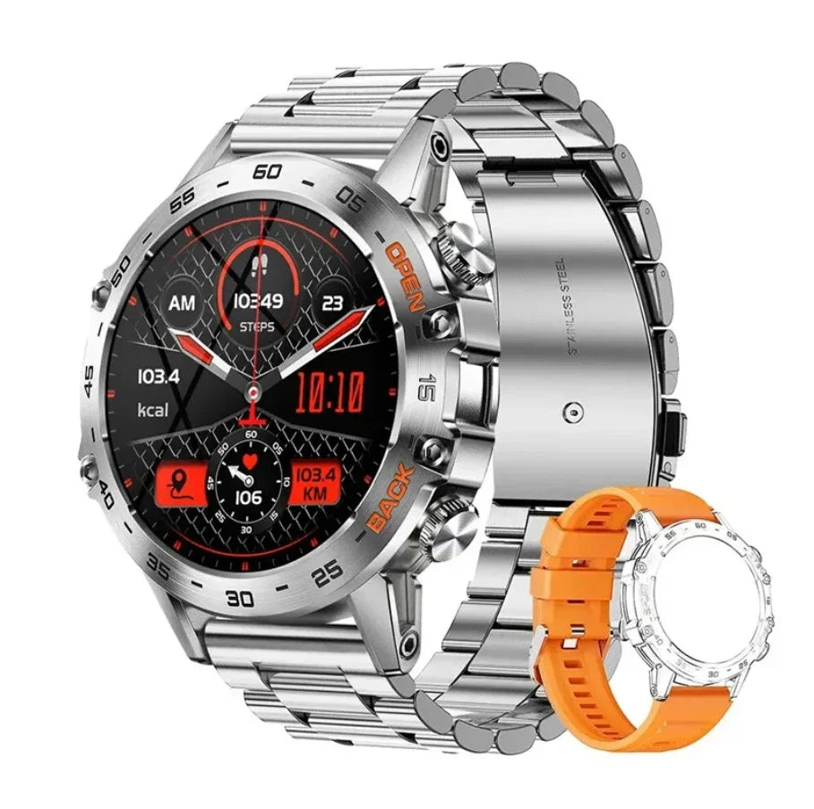Steel Bluetooth Call Smart Watch 1.39 Sports Fitness Waterproof