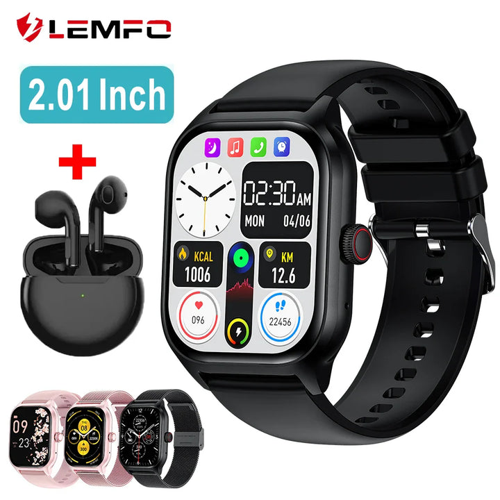 LT10 Smart Watch Bluetooth Call Fitness Tracker Touch Display