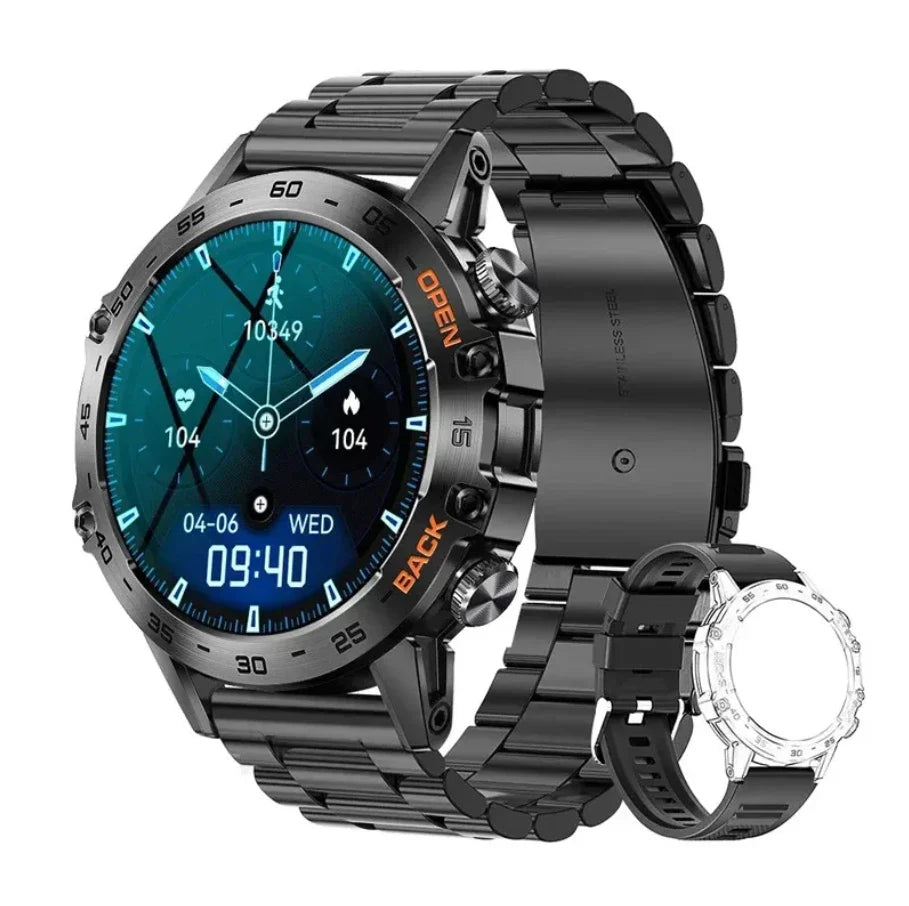Steel Bluetooth Call Smart Watch 1.39 Sports Fitness Waterproof