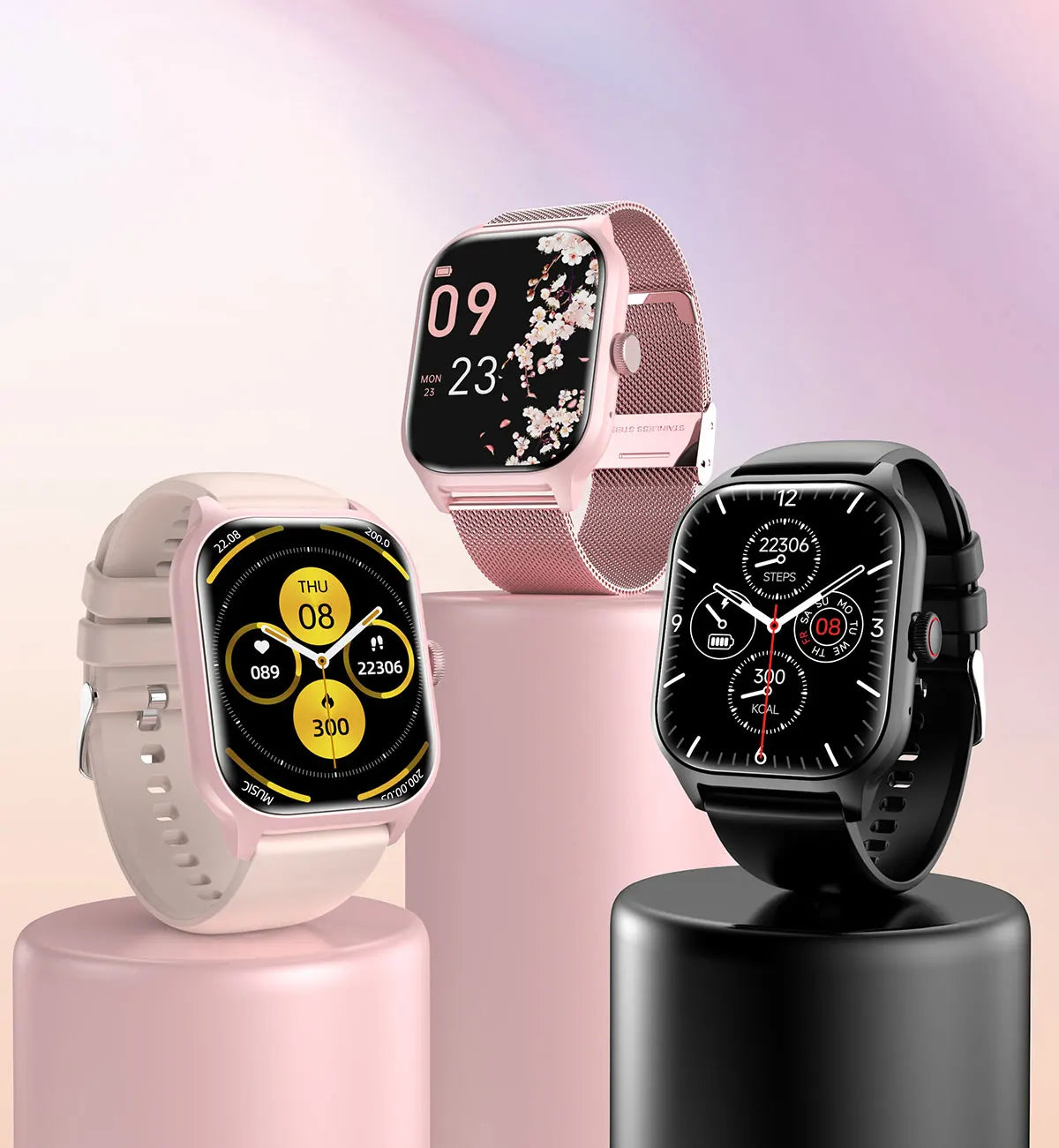 LT10 Smart Watch Bluetooth Call Fitness Tracker Touch Display